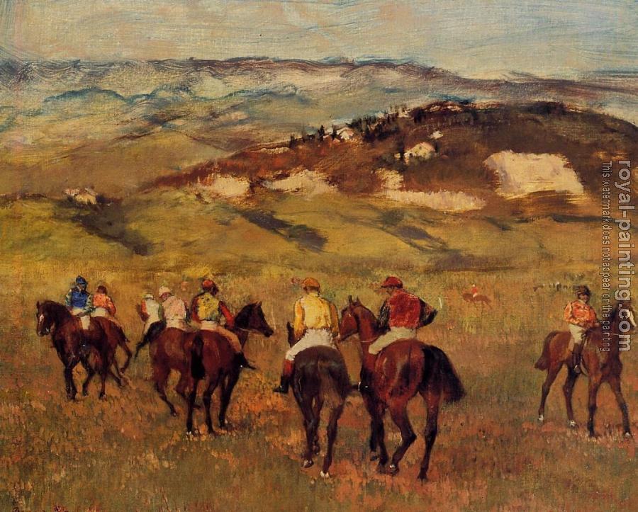 Edgar Degas : Race Horses II